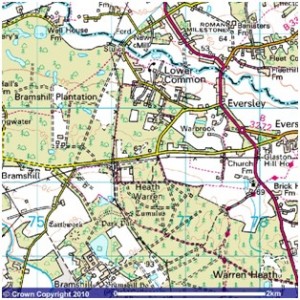 Detail map of Bramshill